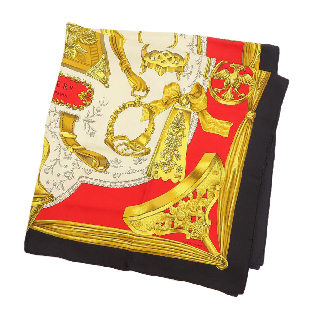 Hermes Carre 90 Armor Scarf/Muffler, Silk, Women's